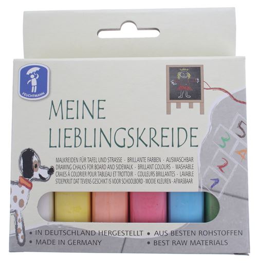 Feuchtmann Meine Lieblingskreide Chalk 6 Pieces