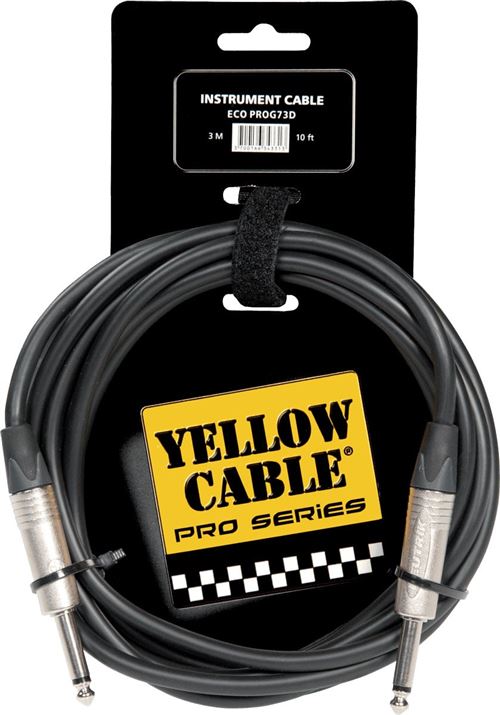Yellow Cable PROG73D - Câble Jack/Jack Neutrik 3m