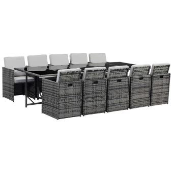 901 Sur Salon De Jardin Resine Tressee Chicago 10 Florida