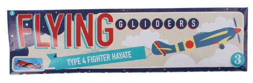 Free and Easy avion Flying Gliders 18 cm Fighter Hayate T4