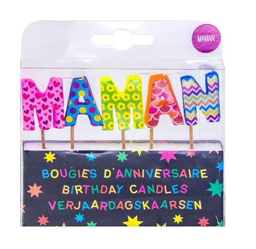 Bougies d'anniversaire Maman