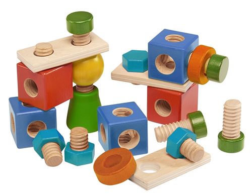 Walter blocs de construction vis à bois 24-pièces