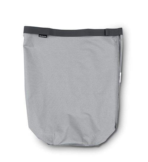 Brabantia Sac intérieur de rechange pour panier à linge, gris, 35 l, Coton, gris, 35 Litre