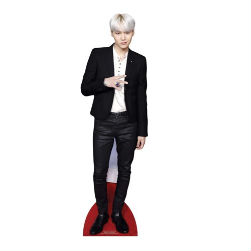 Figurine en carton taille reelle BTS Bangtan Boys Min_Yoon_gi_Suga (Star Mini) 90cm