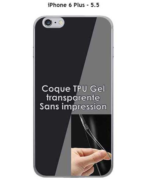 Coque Apple iphone 6 Plus-5.5 pouce Transparente (TPU Gel souple)