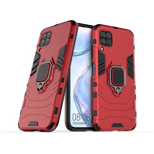 Coque Huawei P40 Lite Anti Choc Rouge Housse Etui Antichoc Armor Avec Support Magnétique hfs-house®