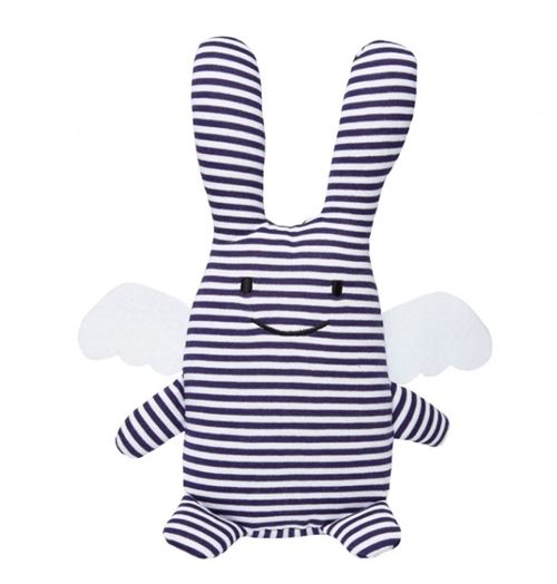 Ange lapin musical marinière 24cm