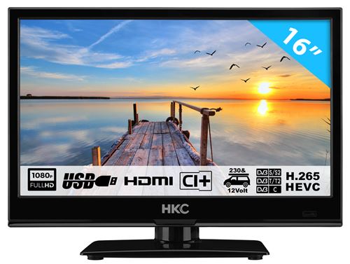 16M4H LED TV Full HD 16 pouces
