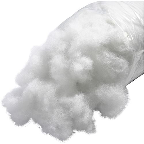 Creotime remplissage de la poupée 1 kilo de polyester blanc
