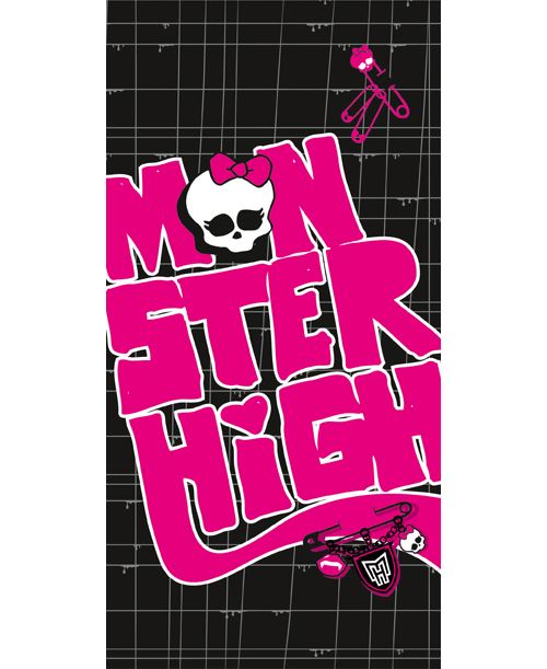 Drap De Plage Monster High Black Velvet