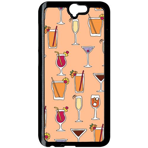 Coque Htc A9 Cocktails Font Orange