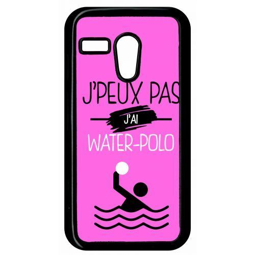 Coque motorola moto g j peux pas j ai water polo 6