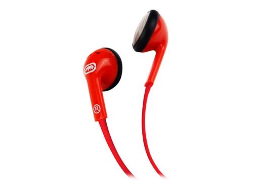 Ecko Unltd. Dome - In-ear hoofdtelefoons met micro - oordopje - met bekabeling - 3,5 mm-stekker - rood