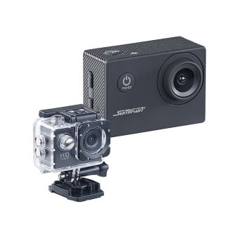 Caméra sport HD avec boîtier étanche jusqu'à 30 m et fonction webcam  DV-1212 V2