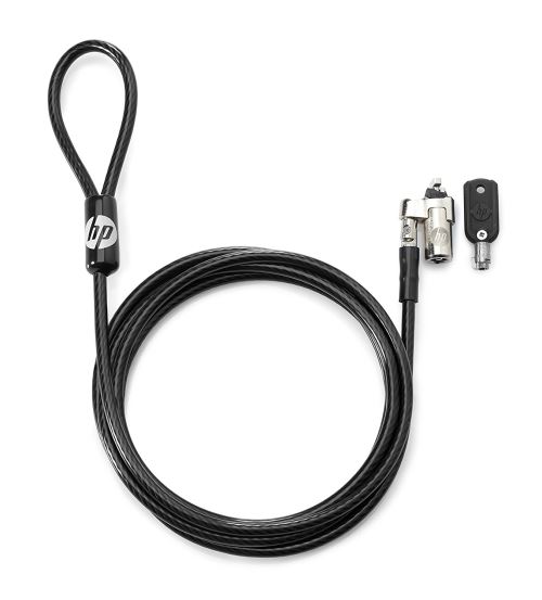 HP Keyed Cable Lock 10 Mm Noir