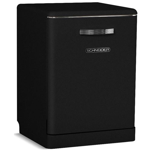 Schneider SDW1444VB - Vintage - lave-vaisselle - pose libre - largeur : 59.8 cm - profondeur : 60 cm - hauteur : 84.5 cm - noir