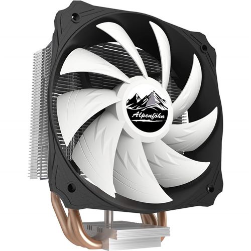 Alpenföhn BEN NEVIS - Koeler voor processor - (voor: LGA1700, LGA1200, LGA1150, LGA1151, LGA1155, LGA1156, AM2, AM2+, AM3, AM3+, AM4, AM5, FM1) - aluminium - 120 mm