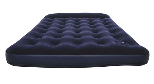 Matelas floqué Venture - 191 x 137 x 22 cm - Bleu