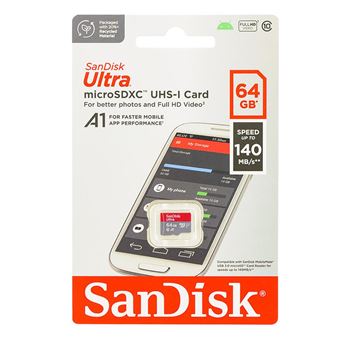 SanDisk Ultra - Carte mémoire flash (adaptateur microSDXC vers SD