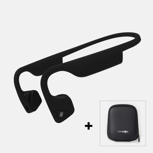 Ecouteur AfterShokz Trekz Titanium, Casque à Conduction Osseuse, Bluetooth, Sans Fil-Noir Cosmique