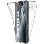 Coque Silicone Transparente + 2 Verres Trempés Pour Xiaomi Mi 11 Lite 5G NE - Pack Accessoires Neuf