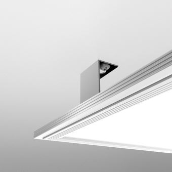Plafonnier rectangulaire - 3000 lumens - Ultra plat - 1