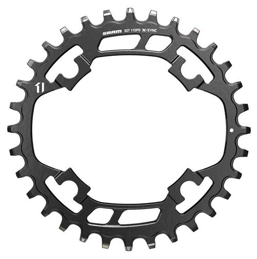 Sram Vaiselles Sram Chain Ring X-sync Steel 32t 94bcd Steel 3.5mm Black 11 Speed 32t 3.5mm 11 speed