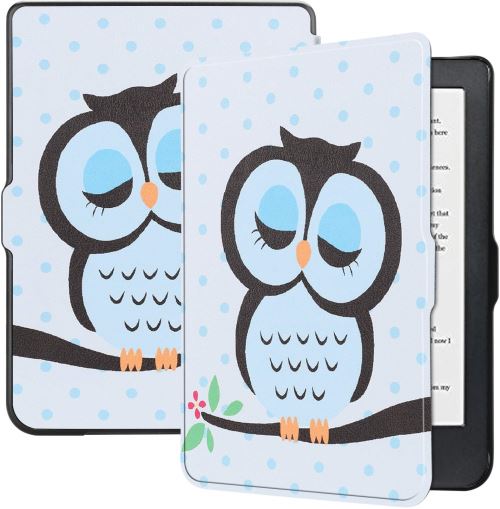 Etui à Rabat pour Kobo Clara HD Liseuse eBook Hibou