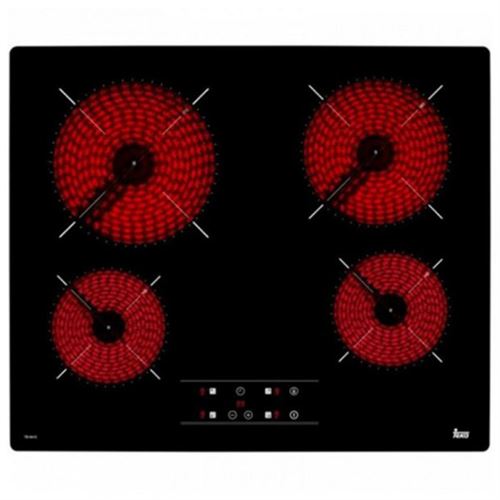 Plaques vitro-céramiques Teka TB6415 60 cm Noir (4 zones de cuisson)