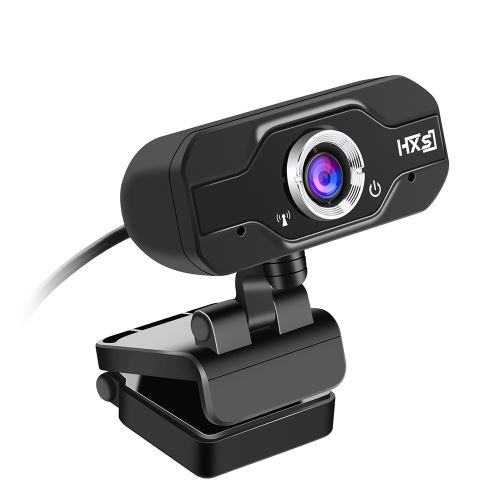 Webcam HXSJ S60 HD avec micro 1080P 720P 30 fps mise au point fixe haut de gamme vidéo appel Web en noir grand Angle objectif