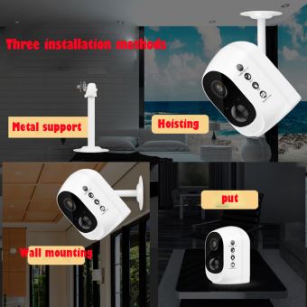 11€09 sur Caméra de surveillance rechargeable - sans fil Wifi IP