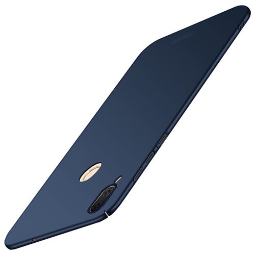 Coque en TPU slim givré rigide bleu pour votre Huawei Honor 8X