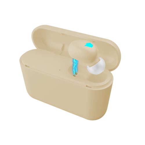 Ecouteurs HBQ-Q32 de main modèle oreille unique Bluetooth 5.0 Oreillettes Sans Fil TWS Sport kaki