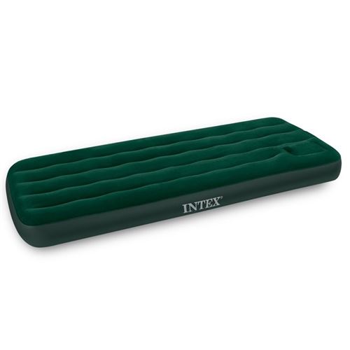 Paris Prix - Matelas Gonflable Avec Gonfleur Intégré 1 Place Vert