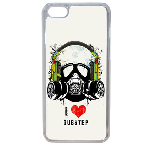 Coque pop art i love dubstep compatible iphone 7 plus transparent