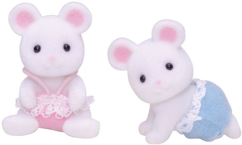 Playset Sylvanian Families Jumeaux Souris Blanc