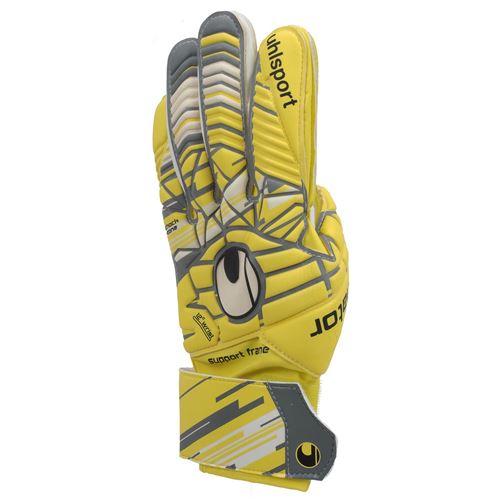 Gants gardien football Uhlsport Eliminator soft h barette Jaune taille : 8.5 réf : 39269