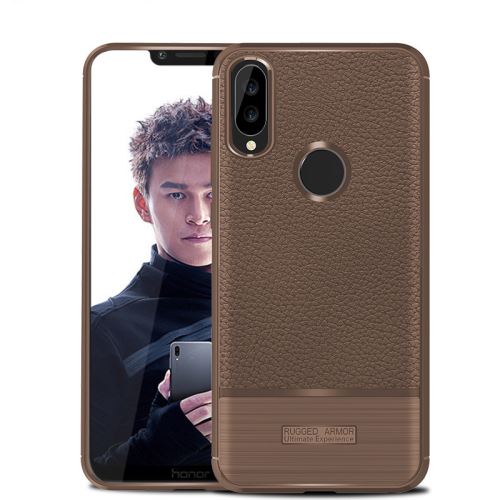 Etui Coque de protection antichoc souple pour Honor Play - Brun