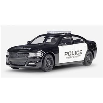 Welly 1:24 2016 Dodge Charger Pursuit Diecast Modèle Sport Racing Voiture de police Neuf dans sa boîte 