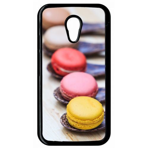 Coque gourmandise de macaron compatible motorola moto g2 transparent