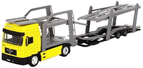 New ray - 15033 b - véhicule miniature - modèles à léchelle - camion man f2000 transport-autos - echelle 1 43