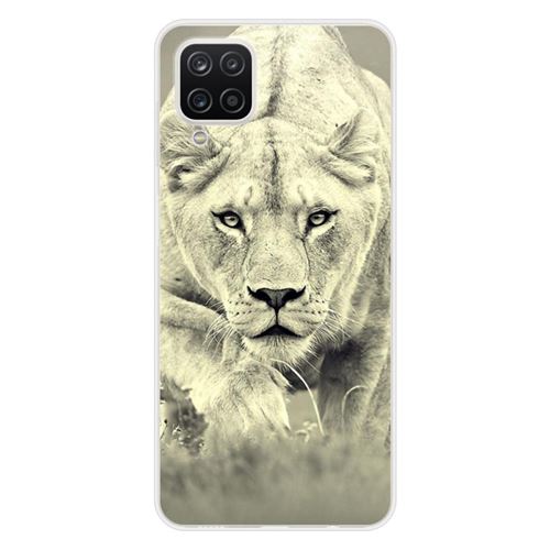 Coque en silicone imprimée compatible Samsung Galaxy M22 Galaxy M32 Lionne