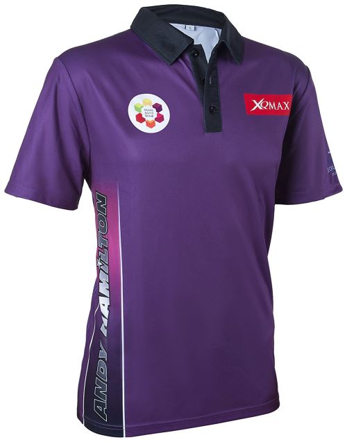 XQMax Darts Andy Hamilton Match (Replica) T-Shirt Mixte