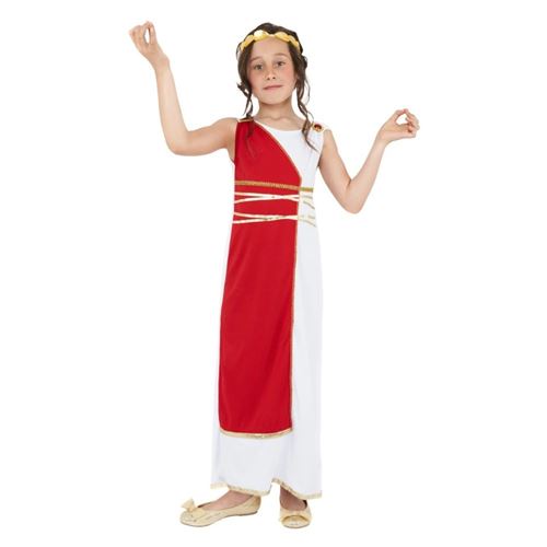 Déguisement Déesse Grecque Rouge Fille 10/12 Ans Jaune 38775l Smiffys 10/12 ANS - Coloris : Jaune38775L Smiffys
