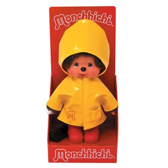 Peluche Monchhichi Ciré Iconique Jaune
