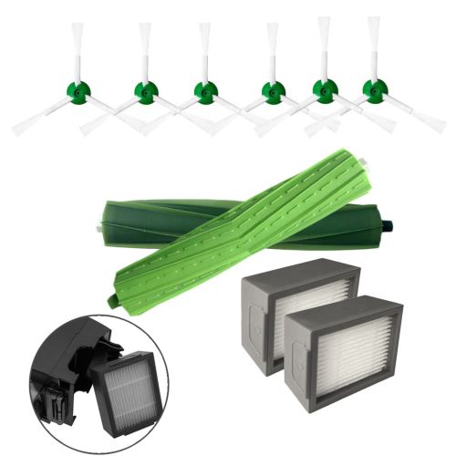 Side Brosse et filtres Hepa et pour Brosse Core i7 iRobot Roomba + Core i7 / Core i7 plus E5 E6 E7