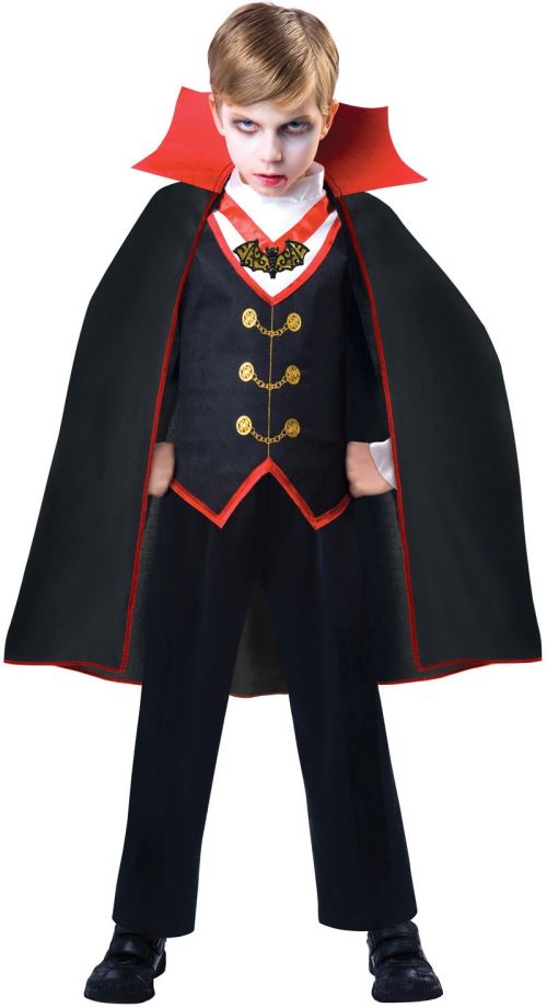 Amscan costume Draculanoir/rouge garçons 4-6 ans