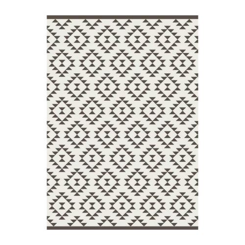 STEPHEN Tapis intérieur / extérieur - 120x170 cm - Creme et marron