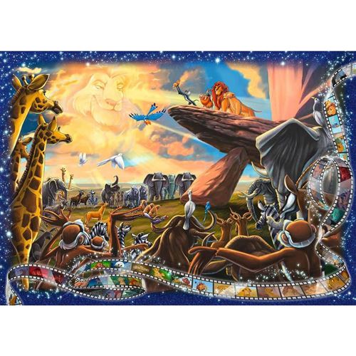 Puzzle 1000 pièces Nathan Le Roi Lion Collection Disney