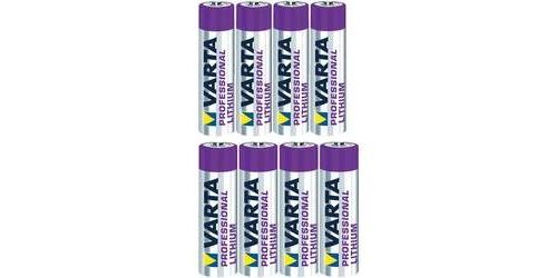 VARTA Lot de piles lithium  6103301404, 6106301404 LR03, LR6 8 pc(s) 